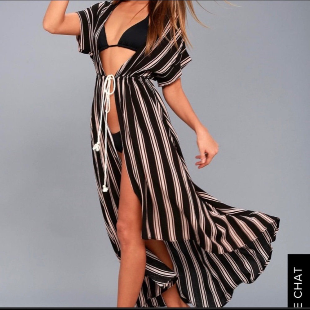 New Lulus Swimsuit Cover Up Maxi Dress